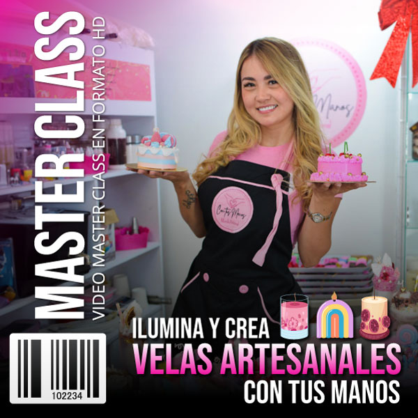 Portada del Curso Velas Artesanales