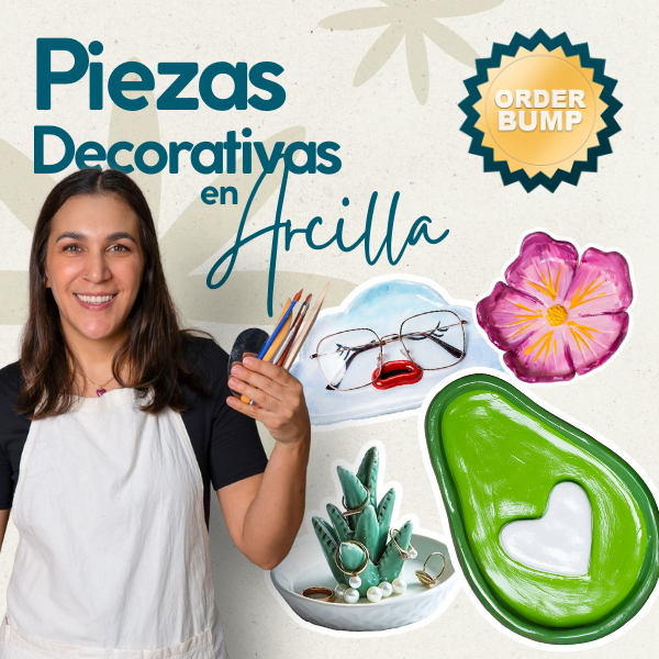 Portada del Curso Piezas Decorativas en Arcilla Fria